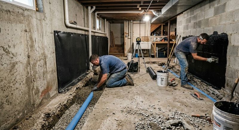Wall Waterproofing in Grand Rapids, MI